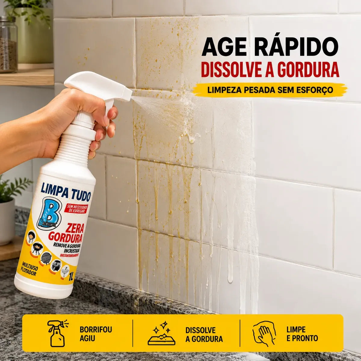 Limpa Tudo Profissional 1L - Limpeza Pesada