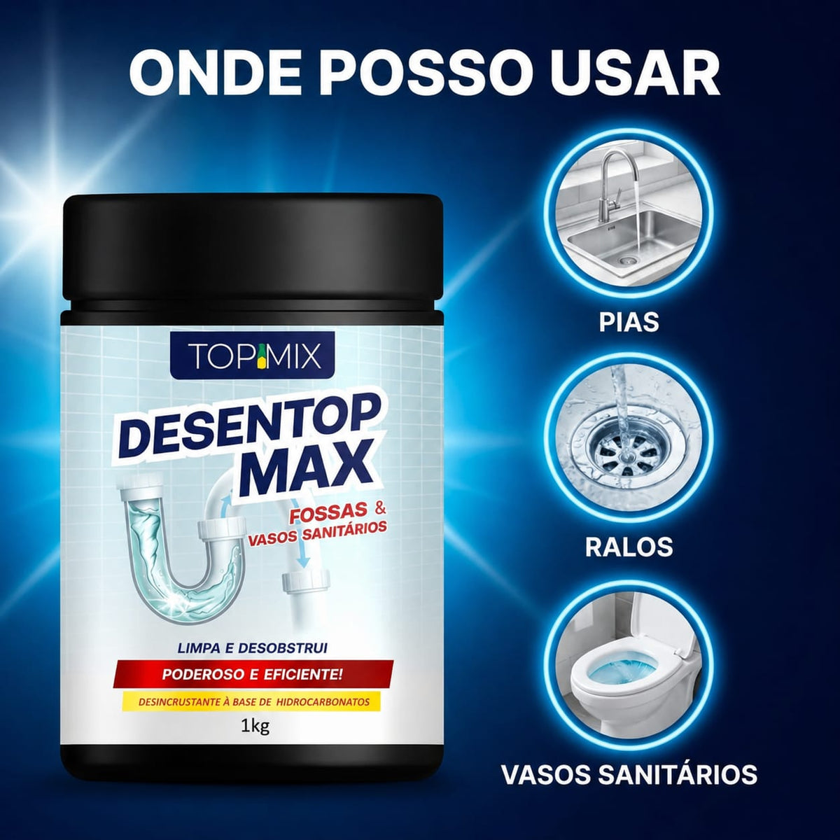 Desentupidor Profissional Esgoto Vaso Pia Top Mix Brasil