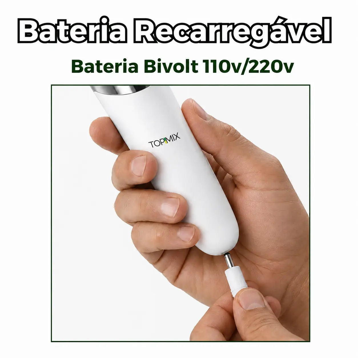 Lixa Eletrica Portátil - Removedor De Calo Para Pés