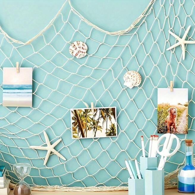 Rede De Pesca Para Decoração Festa Sereia Samburá Passaguá