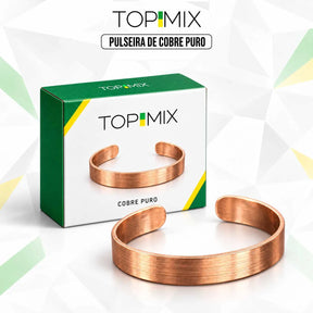 Pulseira de Cobre Puro Terapêutica