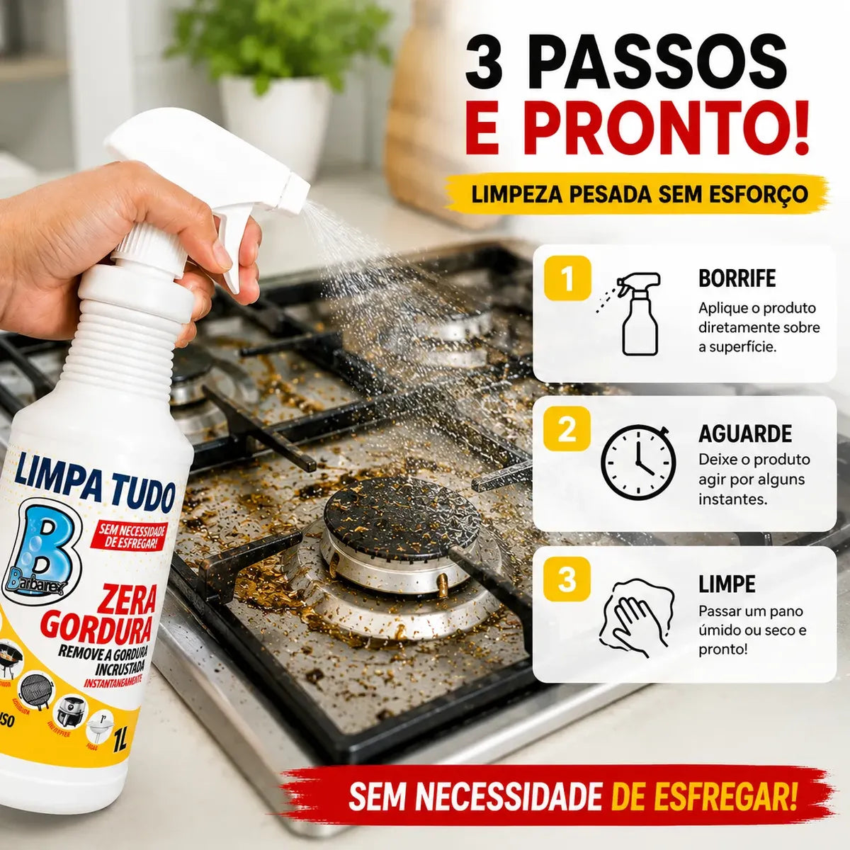 Limpa Tudo Profissional 1L - Limpeza Pesada