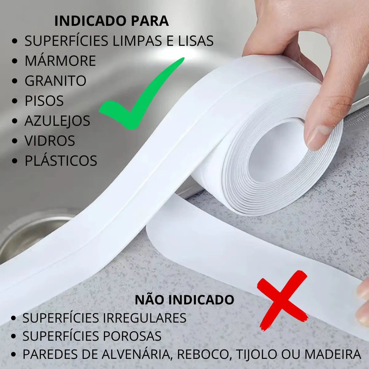 Fita Selante de Pvc À Prova D 'Água