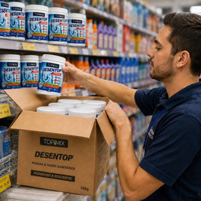 Produto desentupidor concentrado 100g ideal para manutenção e limpeza de encanamentos residenciais