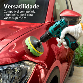 Kit 7 Pecass para Polimento Profissional Automotivo
