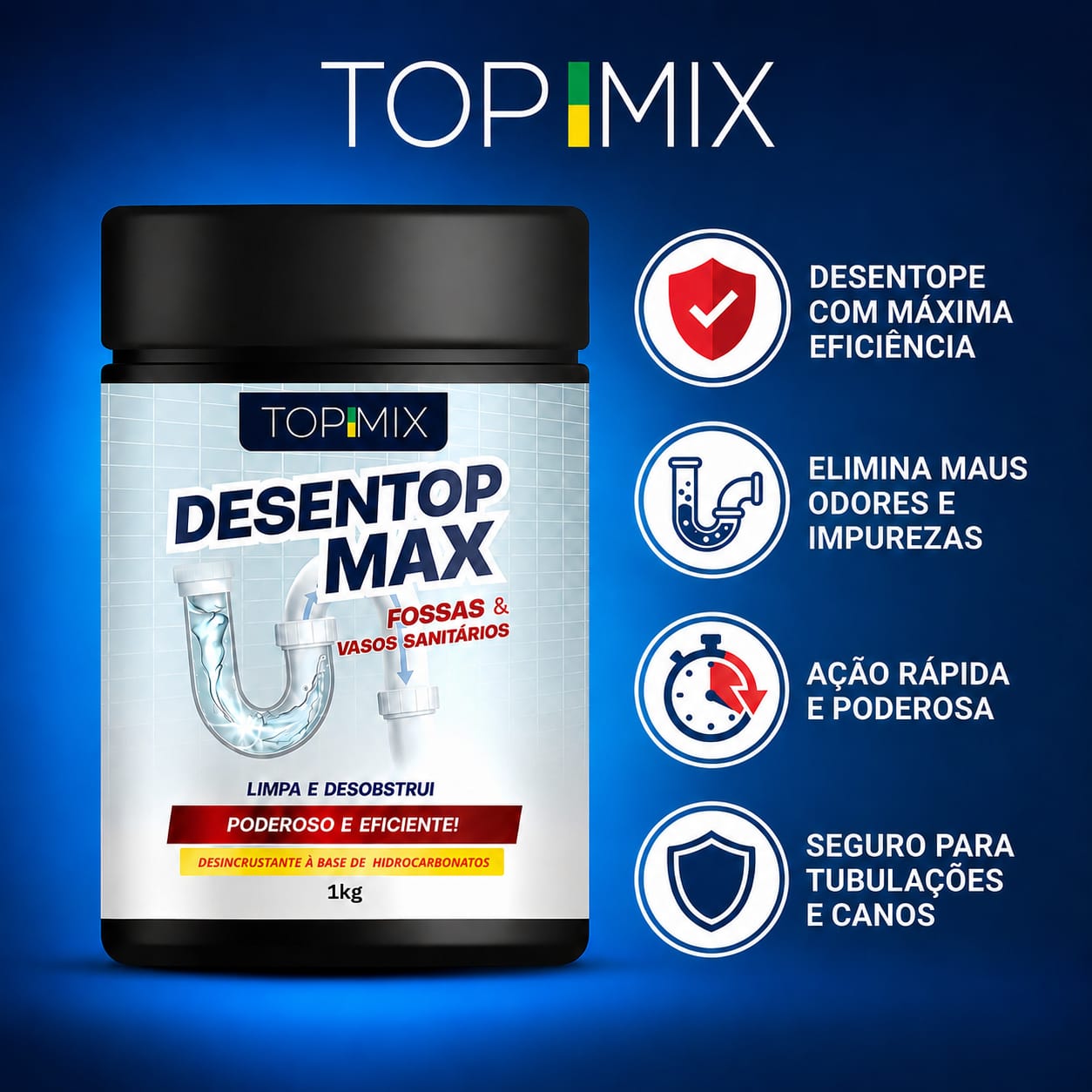 Desentupidor Profissional Esgoto Vaso Pia Top Mix Brasil
