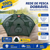 Armadilha com 8 Bocas para Isca Viva (Lambari/Peixes Pequenos)