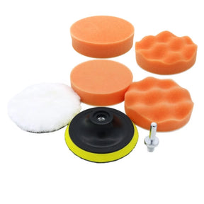 Kit 7 Pecass para Polimento Profissional Automotivo