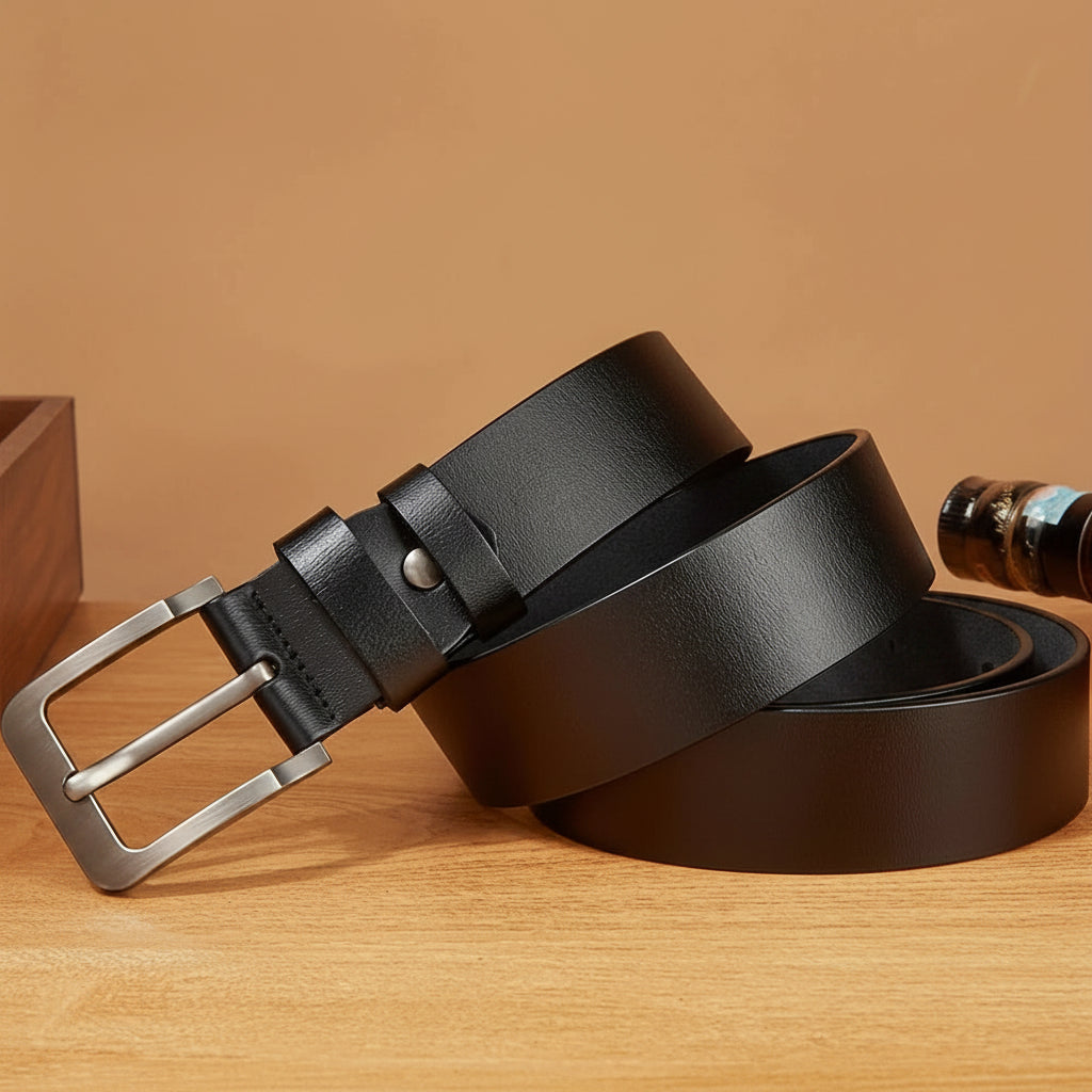 Cinto Masculino Social em Couro Premium