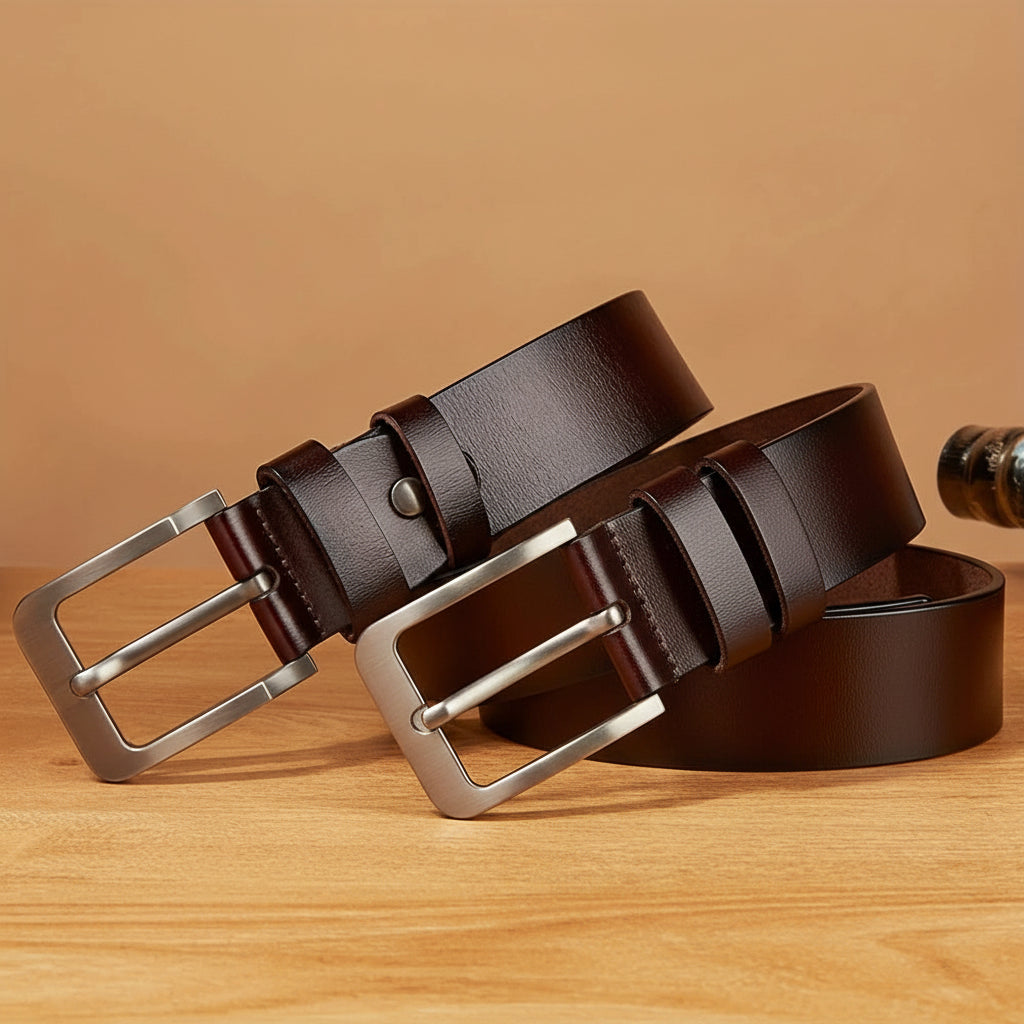 Cinto Masculino Social em Couro Premium