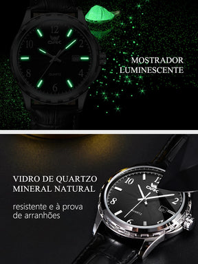 Relógio Casual Masculino Oriente Original à prova de água