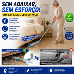 Espanador De Pó Limpa Poeira Flexível Retrátil