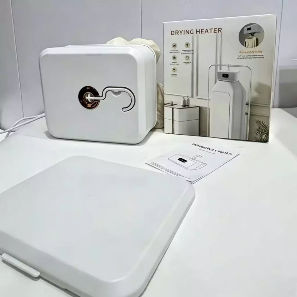 Secadora Portátil 3 em 1 — Secagem Rápida, Bivolt e Ação Antibacteriana