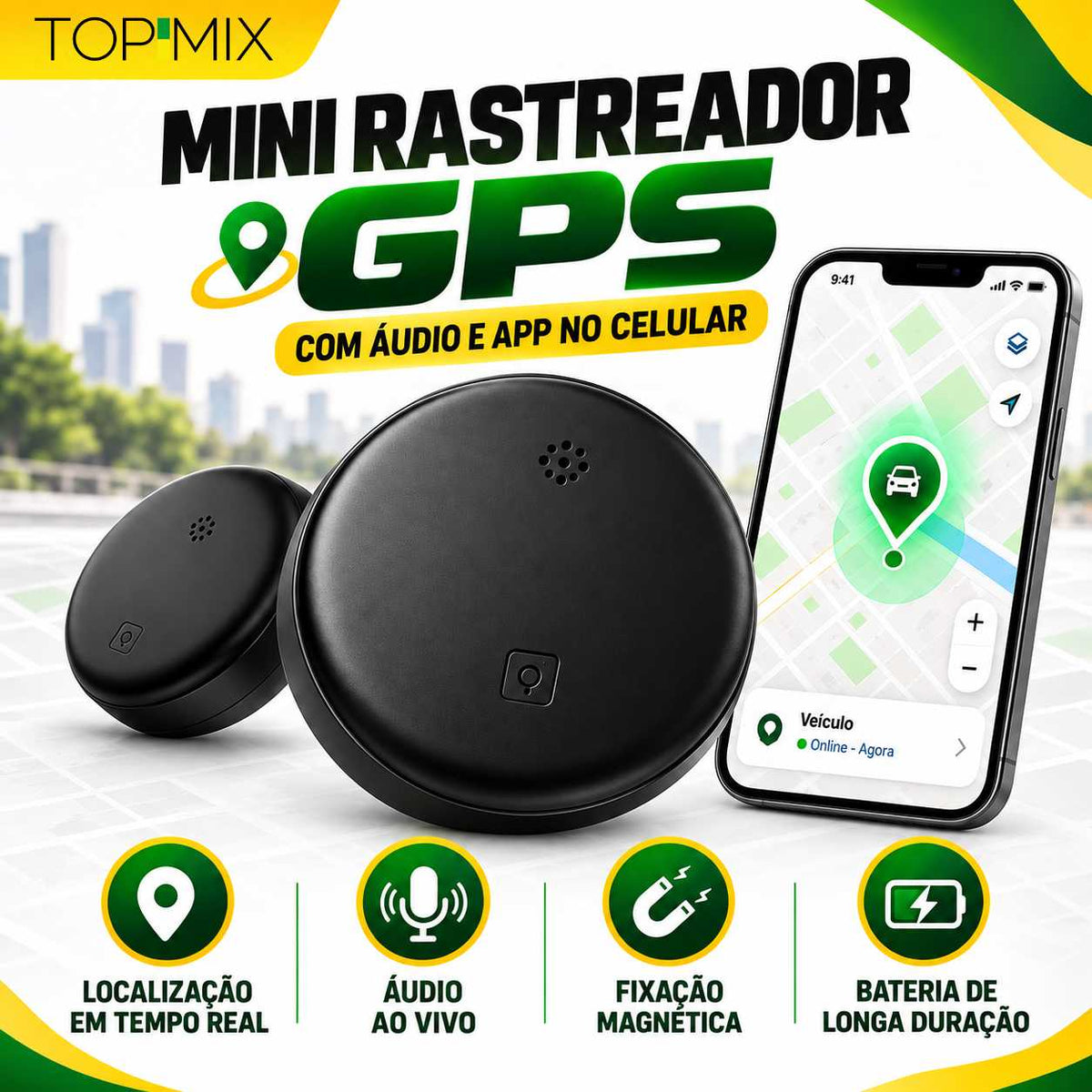 Mini Rastreador GPS - Top Tracker™ [Android e IOS]