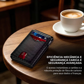 Carteira Antifurto Compacta Moderna e Slim Top Mix Brasil