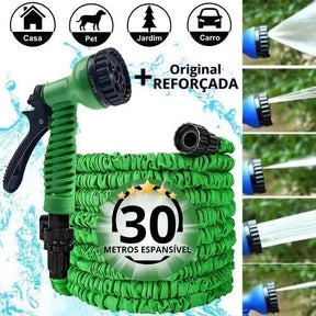 Mangueira Mágica Flexível 7 funções Jato Irrigação para Jardim Lavagem de Carro