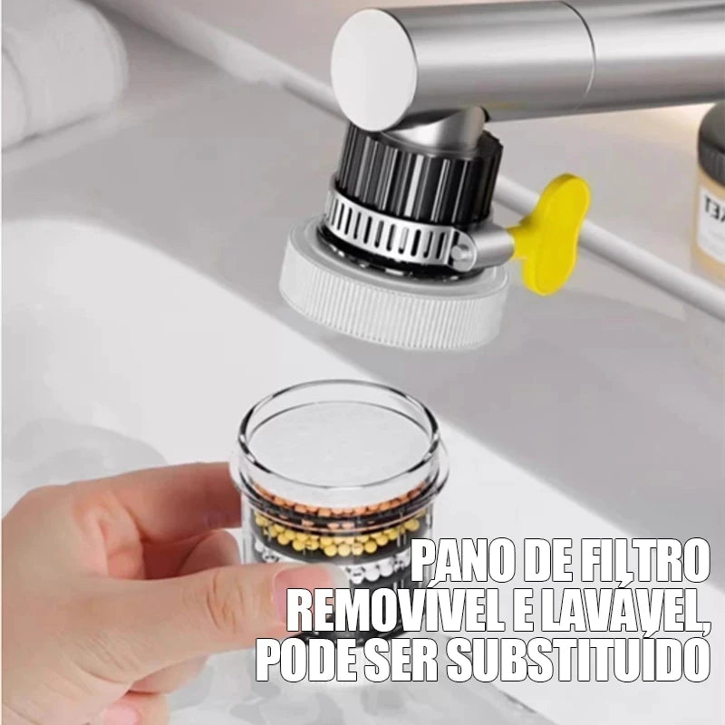 Filtro Purificador de Água 6 em 1 com Carvão Ativado