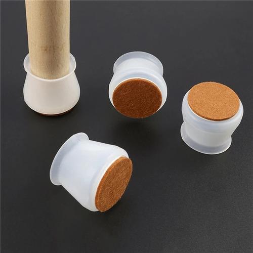 Kit com 16 Protetores de Piso em Silicone Cadeiras