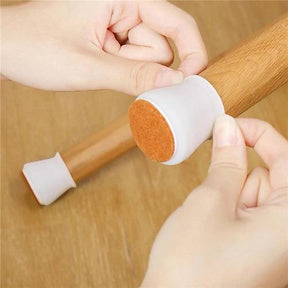 Kit com 16 Protetores de Piso em Silicone Cadeiras