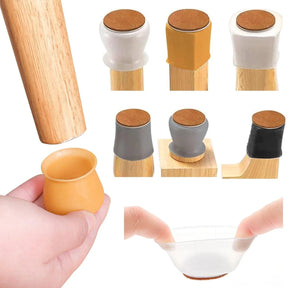 Kit com 16 Protetores de Piso em Silicone Cadeiras