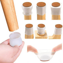 Kit com 16 Protetores de Piso em Silicone Cadeiras