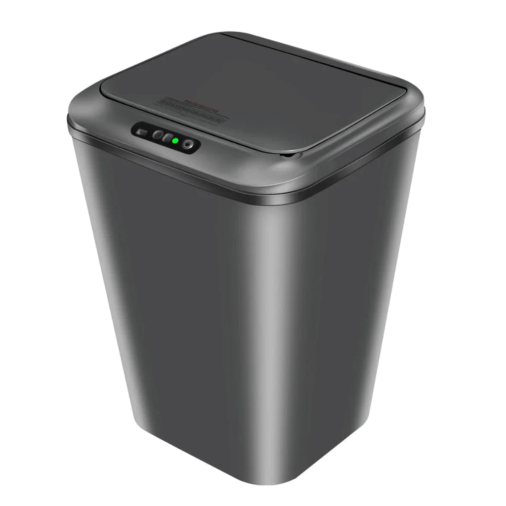 Lixeira Inteligente 16L com Sensor Automático Ideal para Banheiro, Cozinha e Escritório, Recarregável Via USB