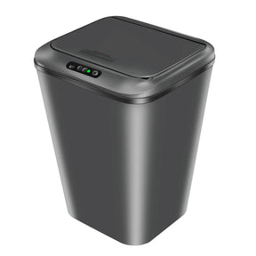Lixeira Inteligente 16L com Sensor Automático Ideal para Banheiro, Cozinha e Escritório, Recarregável Via USB
