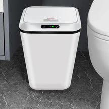 Lixeira Inteligente 16L com Sensor Automático Ideal para Banheiro, Cozinha e Escritório, Recarregável Via USB