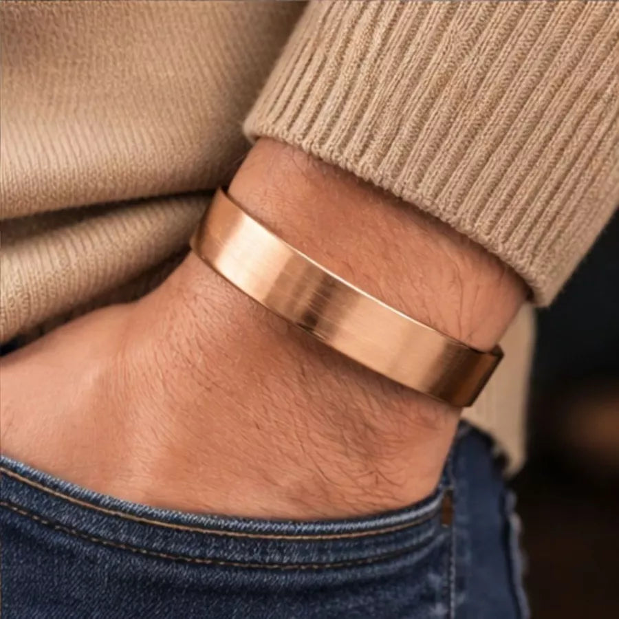 Pulseira de Cobre Puro Terapêutica